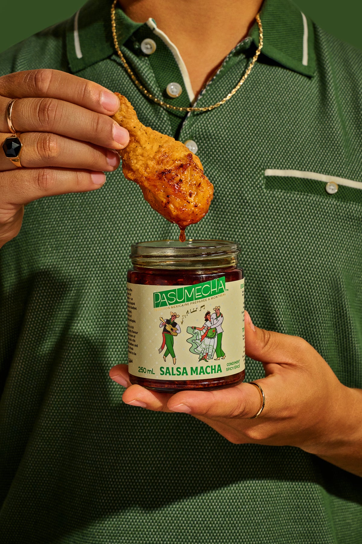 salsa épicée avec poulet